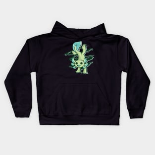 Funny Axolotl TShirt for Gymnasts and Amphibian Owners Kids Hoodie